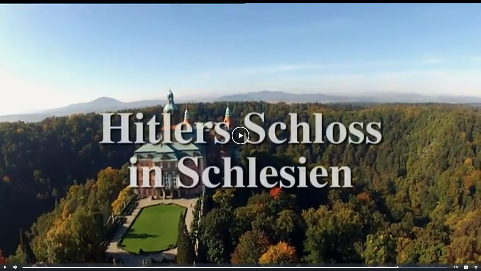 Hitlers Schloss in Schlesien